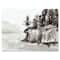 Designart - Monochrome Cliffs By The Lake - Nautical & Coastal Canvas Wall Art Print
